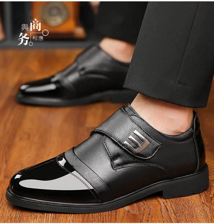 Cross-Border spring men's business formal wear men's shoes casual leather shoes British trendy soft bottom shoes Korean style leather shoes wedding