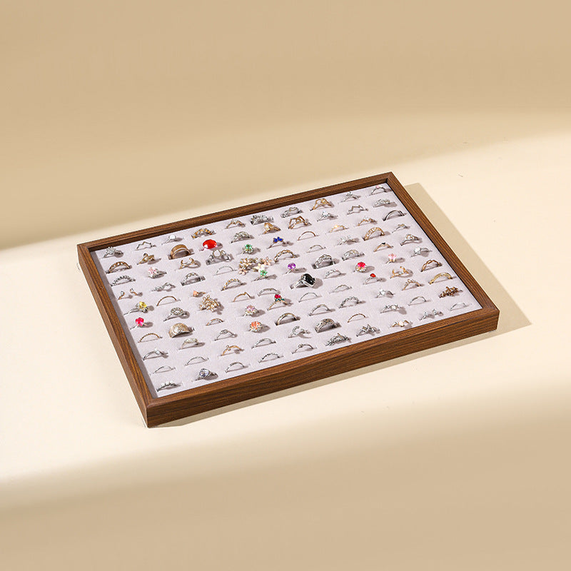 Jewelry Storage Box High-grade Exquisite Large Capacity Earrings Earrings Necklace Dressing Table Watch Jewelry Jewelry Display Stand