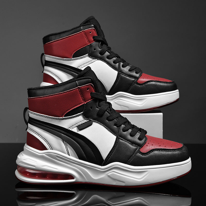 Men’s Mid-Top Lace-Up Casual Sneakers