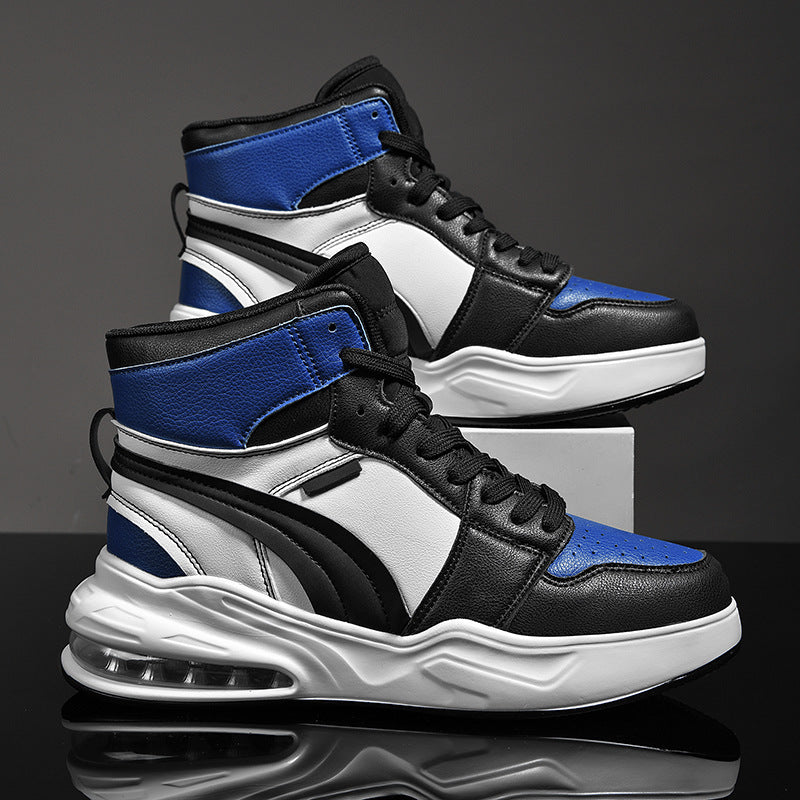 Men’s Mid-Top Lace-Up Casual Sneakers