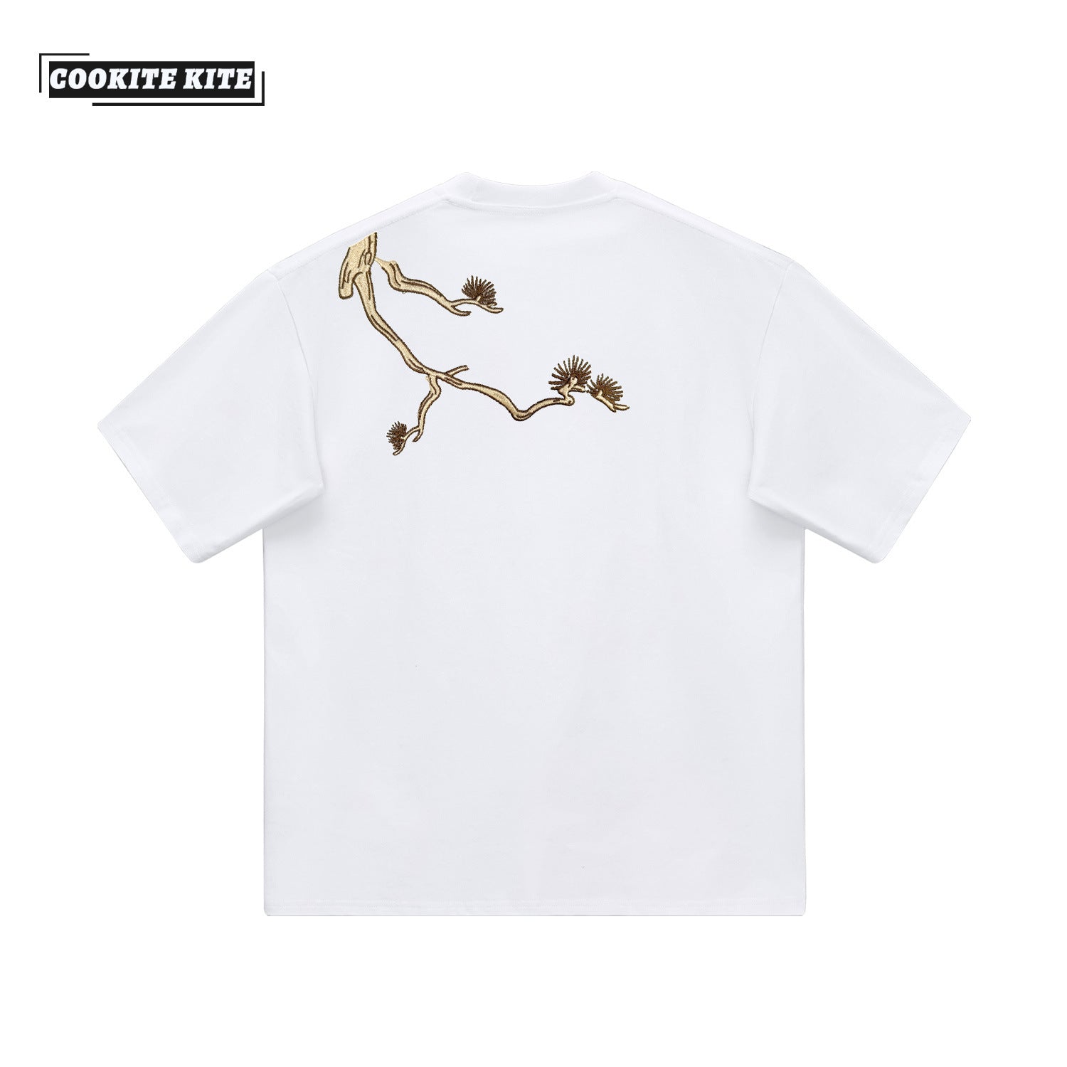 2026 New Heavyweight Pure Cotton Printed Round Neck Short-Sleeve T-Shirt with Squirrel Design, Loose Casual Style for Men and Women, Couple's Half-Sleeve Ins