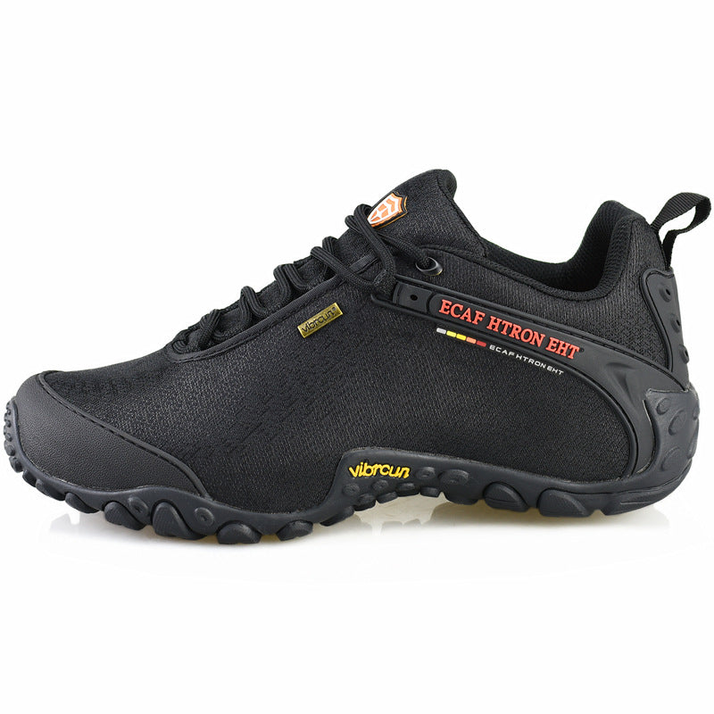 2024 spring, summer and autumn outdoor hiking shoes men's and women's hidden height waterproof mesh breathable sports non-slip hiking shoes