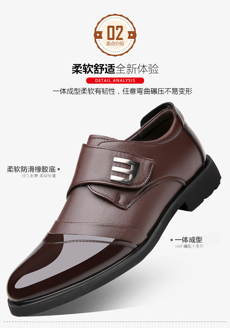 Cross-Border spring men's business formal wear men's shoes casual leather shoes British trendy soft bottom shoes Korean style leather shoes wedding