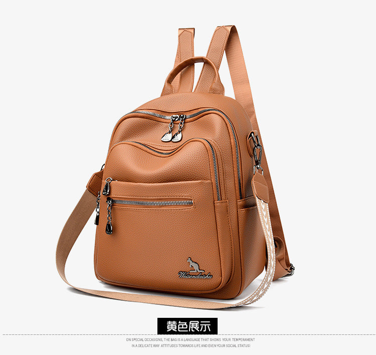 Foreign trade new shoulder bag fashion versatile large capacity backpack shopping backpack travel casual backpack wholesale women's bag