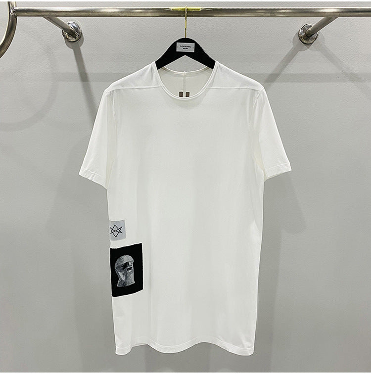 New Men's T-Shirt 2026 Spring/Summer Classic Alien Patch High-Quality Version Slim-Fit Short-Sleeve T-Shirt Summer Fashion