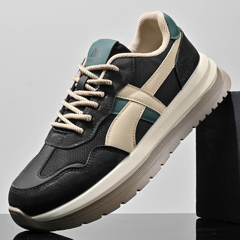 sneaker Men's 2025 Spring New Mesh Breathable Casual Shoes Men's Soft Bottom Breathable Campus Style All-match Forrest Gump Shoes
