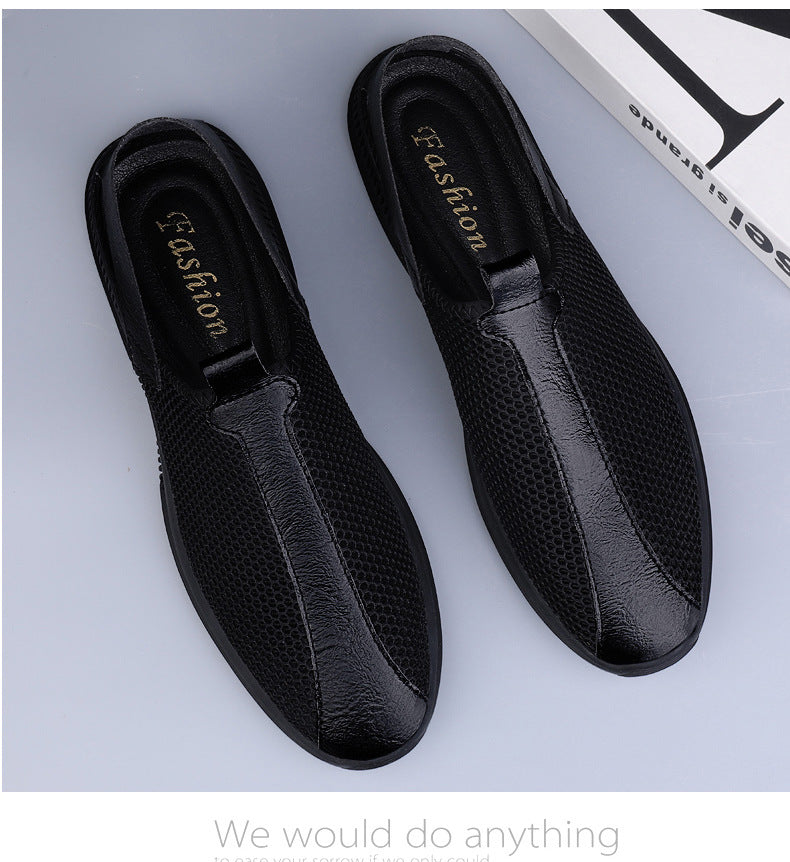 Men's new summer mesh shoes men's breathable cool shoes mesh shoes soft bottom breathable casual shoes lazy mesh men's shoes
