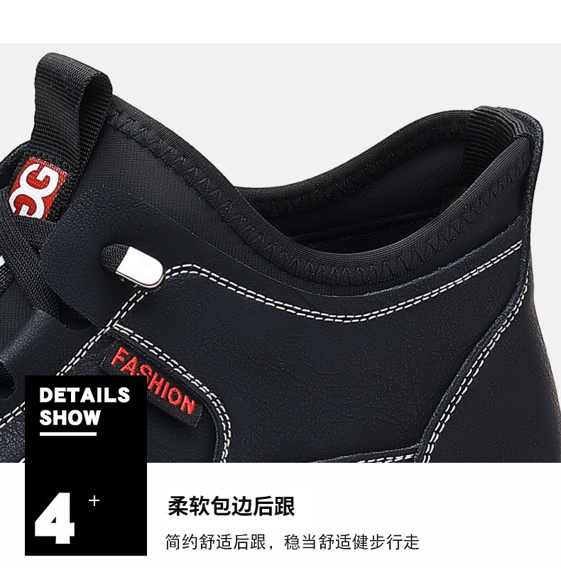 2023 autumn and winter new men's shoes fashion outdoor casual shoes hiking shoes simple trend work shoes a generation of hair