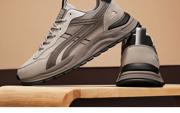 Forrest Gump Shoes Men's 2025 New Breathable Lightweight Trendy Casual Shoes Men's Thick Bottom Shock Absorbing Running Campus Style sneaker
