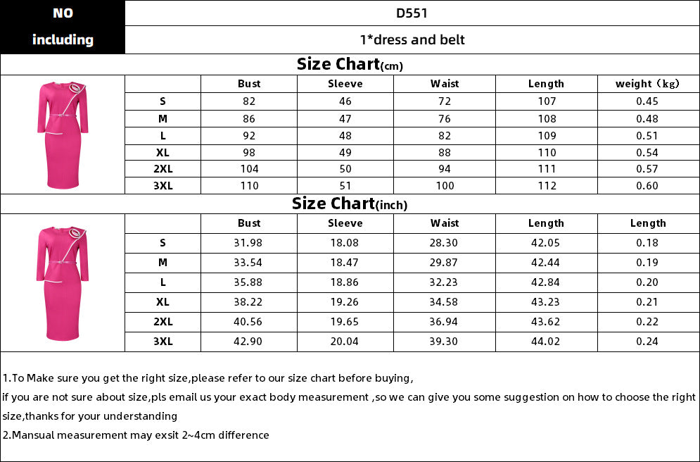 D551 Foreign Trade Women's Wear 2024 Spring New Fashion Elegant OL Tongle Pencil Skirt Hip African dress
