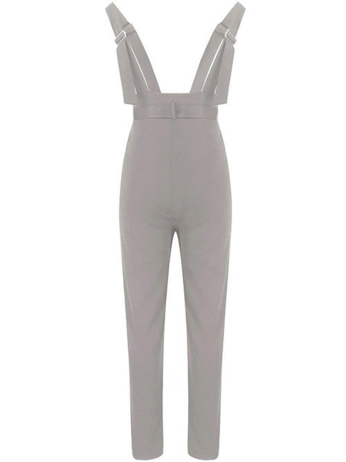 2025 Spring and Summer Amazon Ebay Aliexpress Wish European and American Elegant Ladies Belt Fashion Overalls