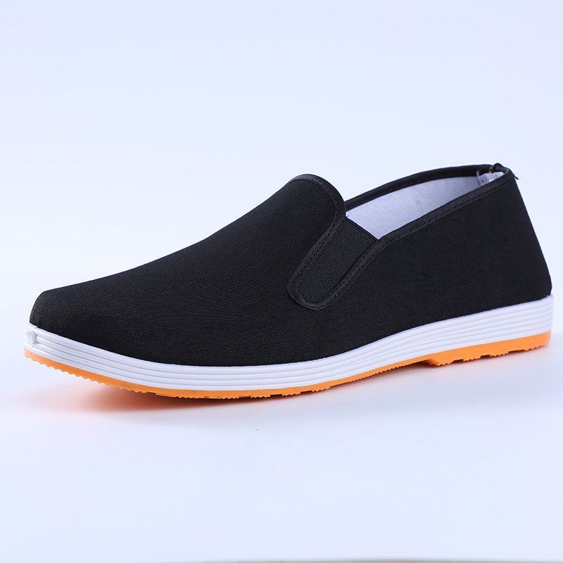 Factory direct old Beijing cloth shoes men's wholesale middle-aged and old men's traditional black cloth shoes