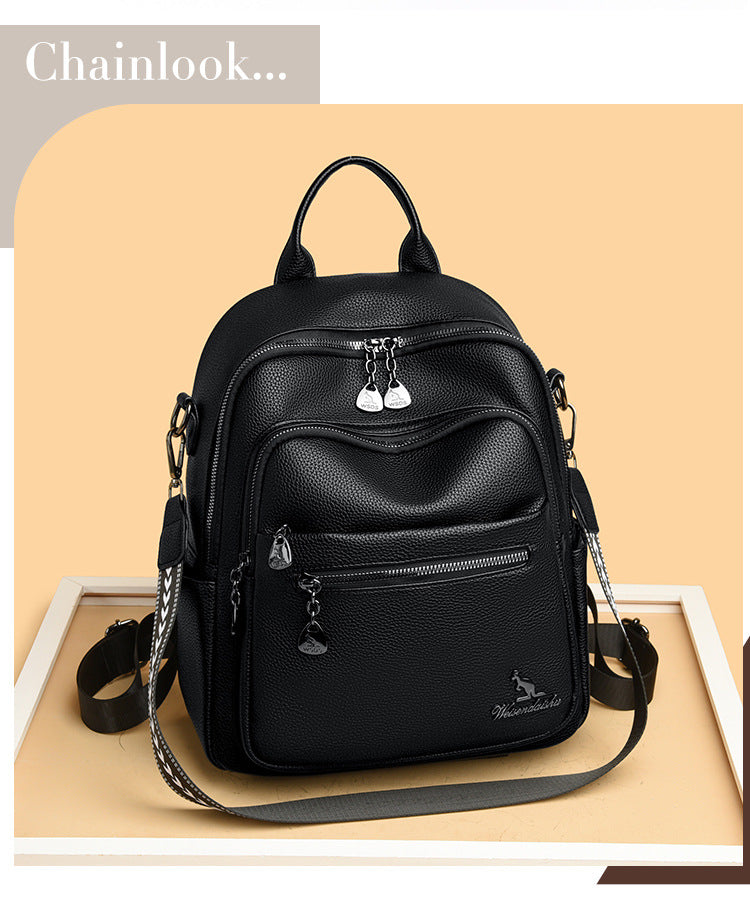 Foreign trade new shoulder bag fashion versatile large capacity backpack shopping backpack travel casual backpack wholesale women's bag