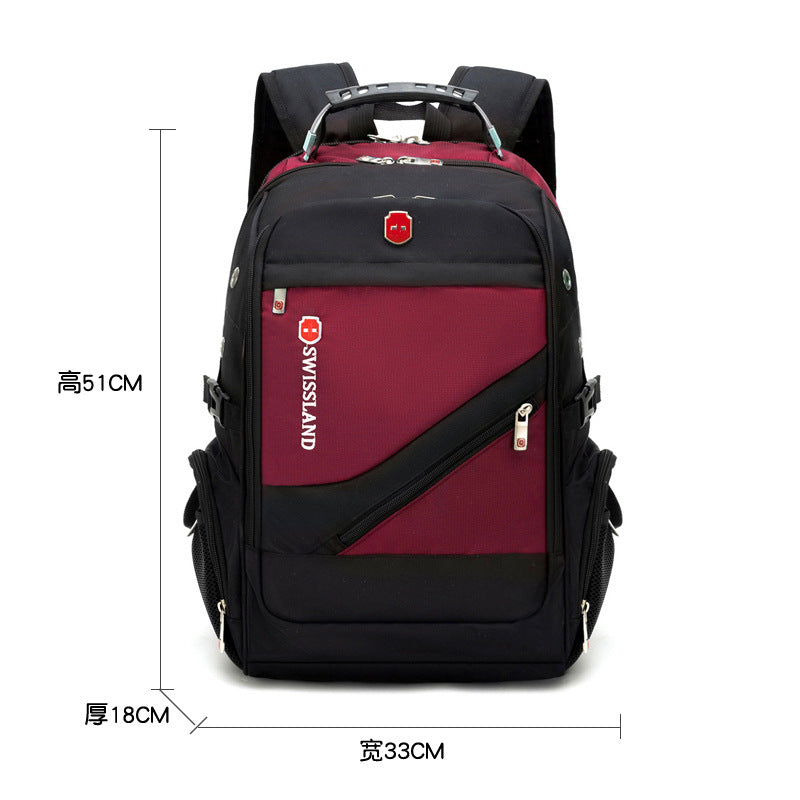 New Backpack Men's Backpack Laptop Bag Business Large Capacity Travel Bag Student School Bag Wholesale