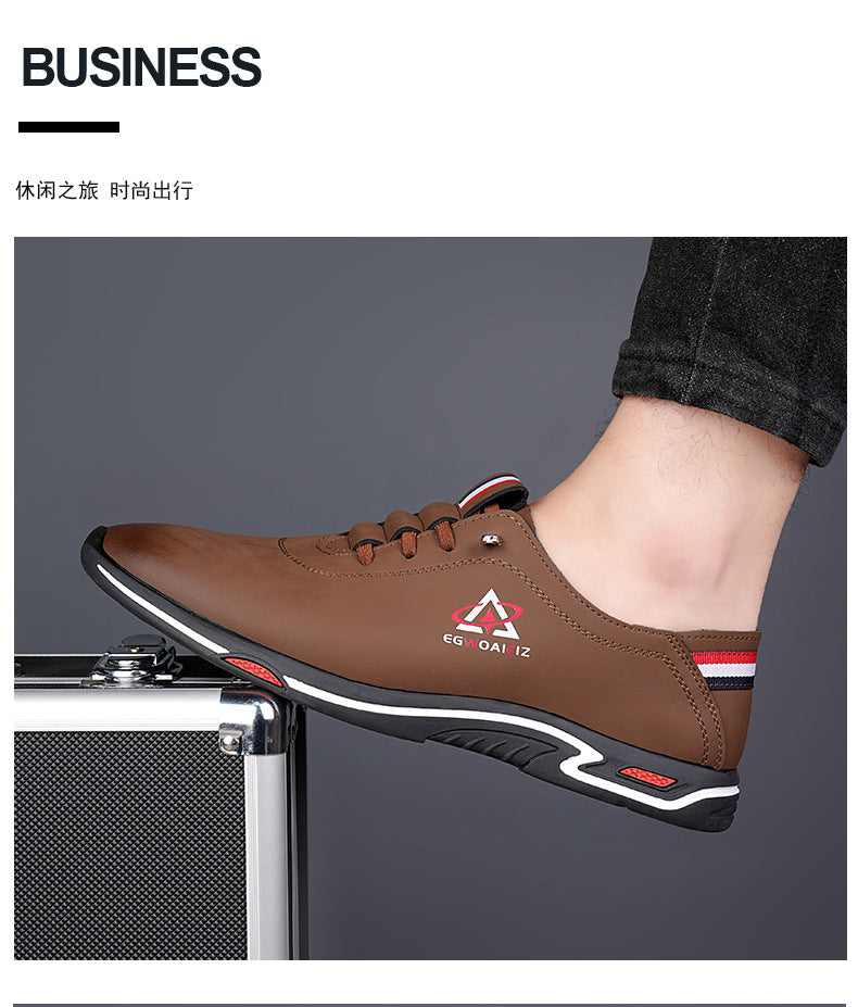 Men's Shoes All-match Casual Shoes 2025 New Hot Style Board Shoes Men's White Shoes Slip-on Lightweight Non-slip Soft Sole
