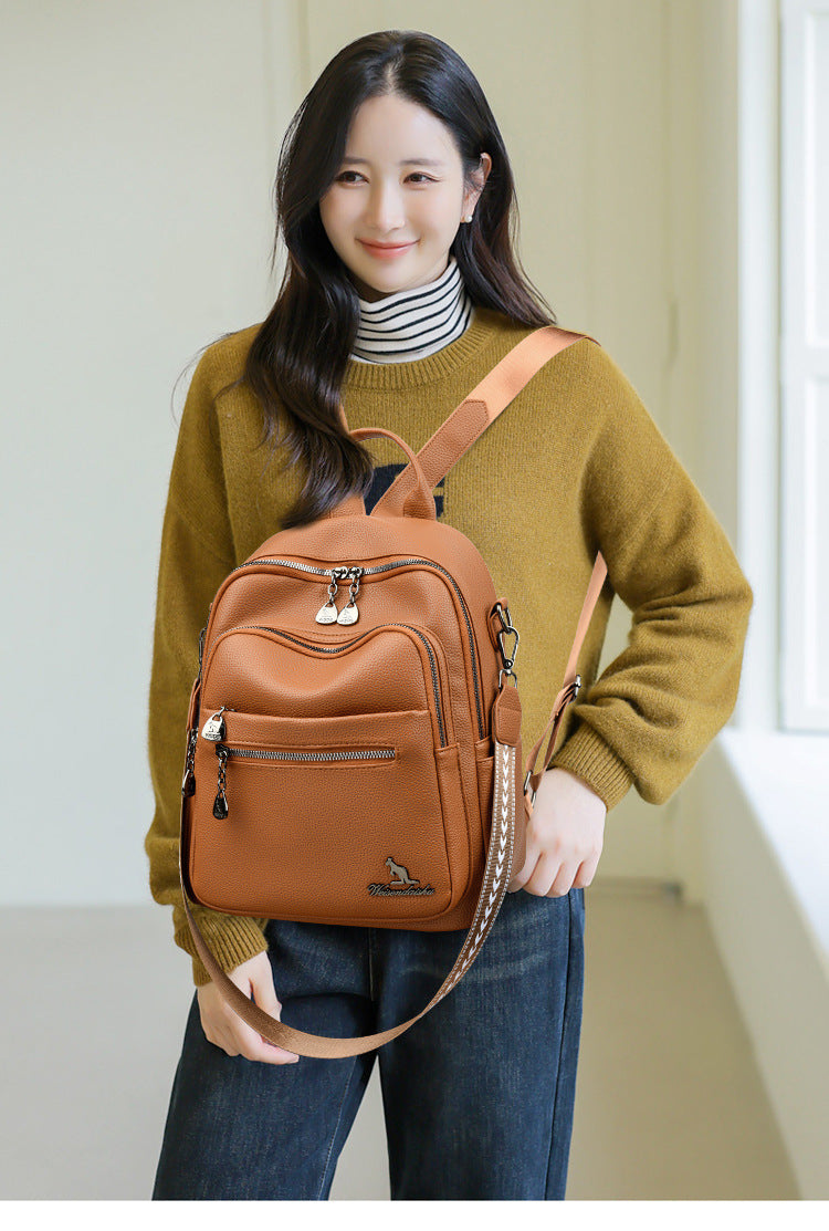 Foreign trade new shoulder bag fashion versatile large capacity backpack shopping backpack travel casual backpack wholesale women's bag
