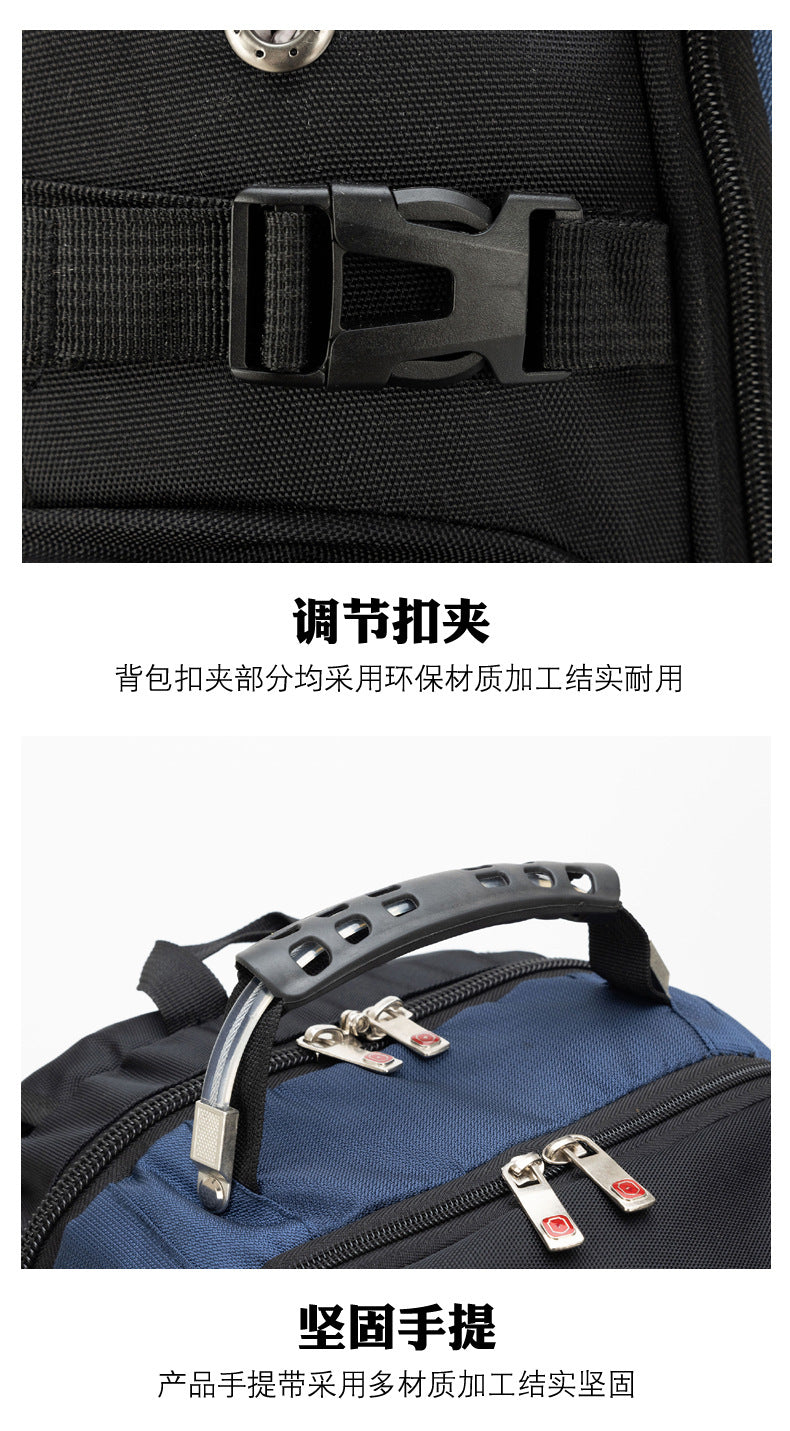 New Backpack Men's Backpack Laptop Bag Business Large Capacity Travel Bag Student School Bag Wholesale