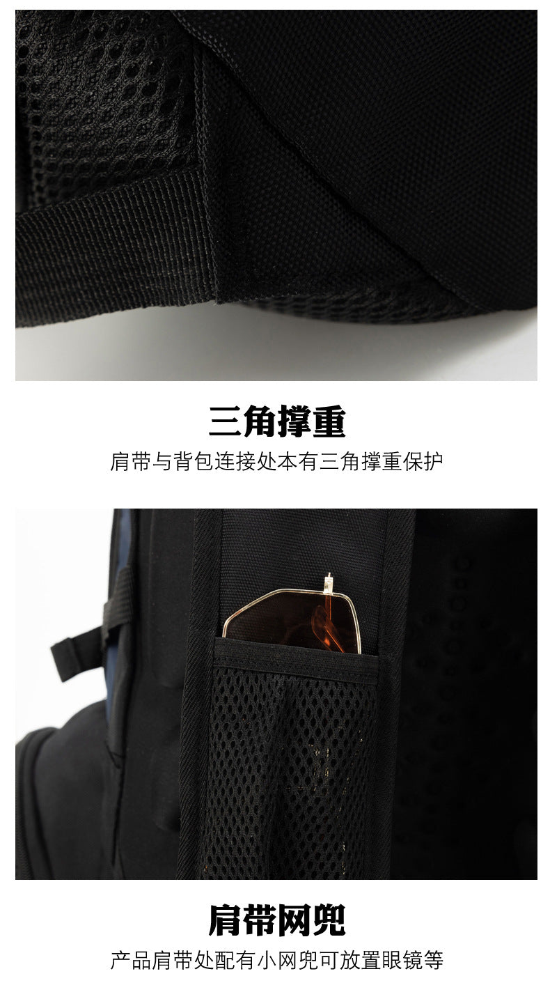 New Backpack Men's Backpack Laptop Bag Business Large Capacity Travel Bag Student School Bag Wholesale