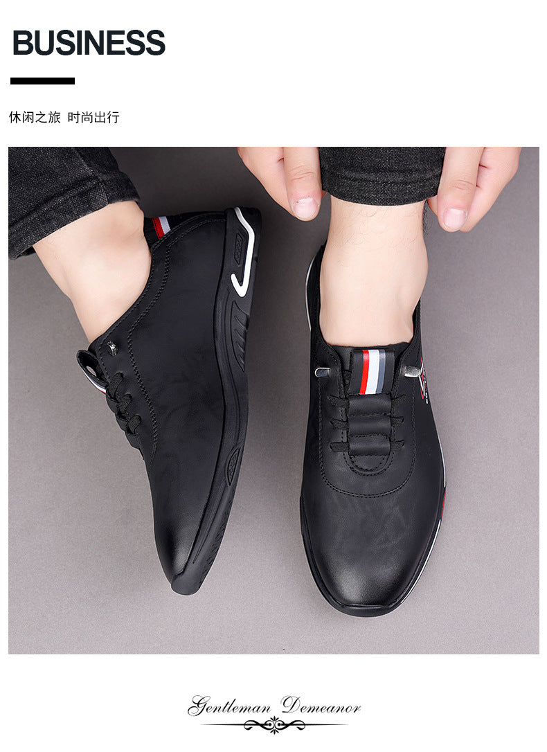 Men's Shoes All-match Casual Shoes 2025 New Hot Style Board Shoes Men's White Shoes Slip-on Lightweight Non-slip Soft Sole