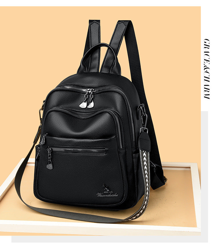 Foreign trade new shoulder bag fashion versatile large capacity backpack shopping backpack travel casual backpack wholesale women's bag