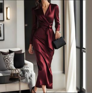 LN1146 in stock 2024 Spring and Summer New Cross-border Women's Fashion Elegant Printed Neck Backless Straight Pants Two-piece Set