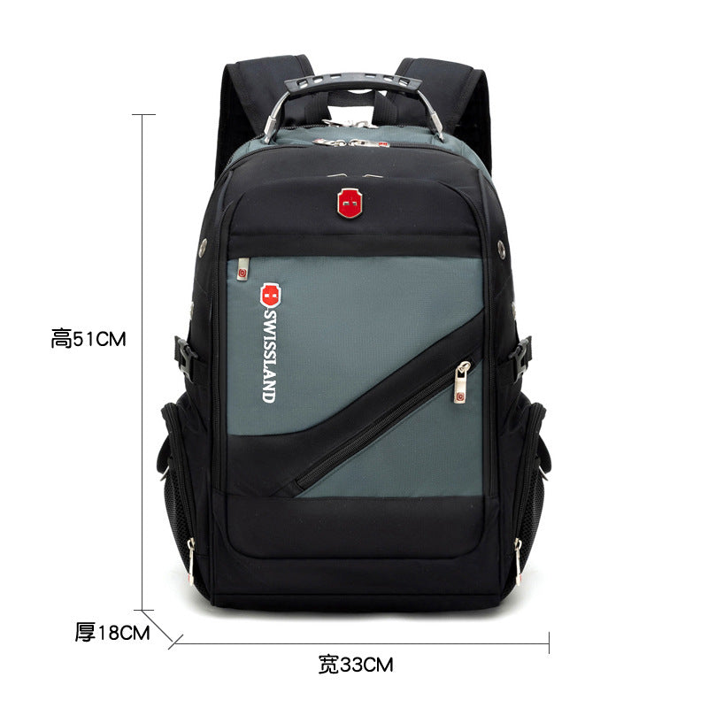 New Backpack Men's Backpack Laptop Bag Business Large Capacity Travel Bag Student School Bag Wholesale