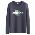 2026 Spring and Autumn New Men's Long Sleeve T-Shirt Trendy Loose Sweatshirt Men's Outerwear Base Shirt Casual Top