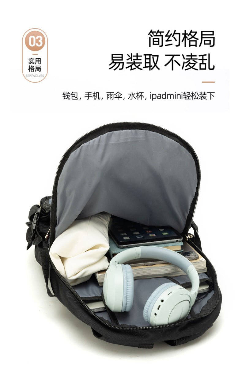 New Backpack Men's Backpack Laptop Bag Business Large Capacity Travel Bag Student School Bag Wholesale