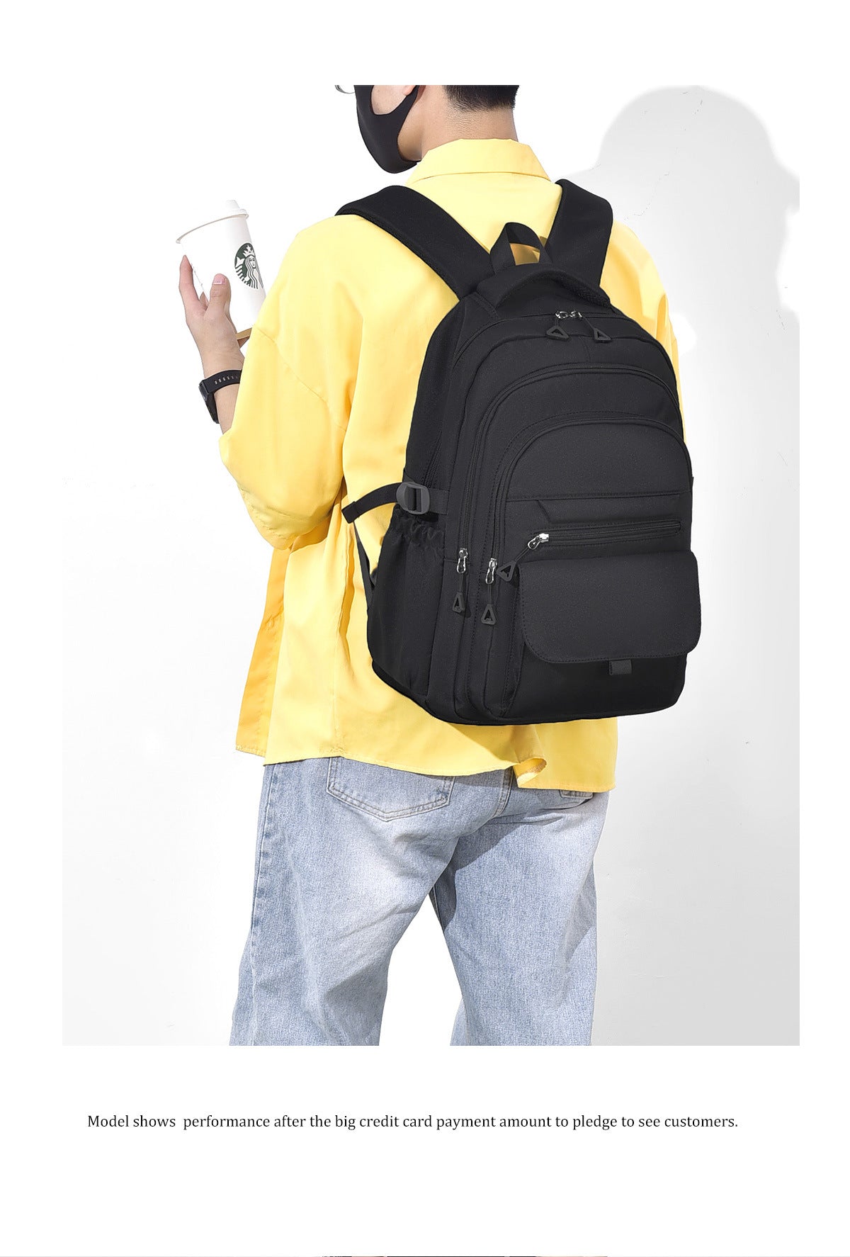 Japanese style large capacity western style men's and women's backpack simple student backpack junior high school student neutral schoolbag female fashion