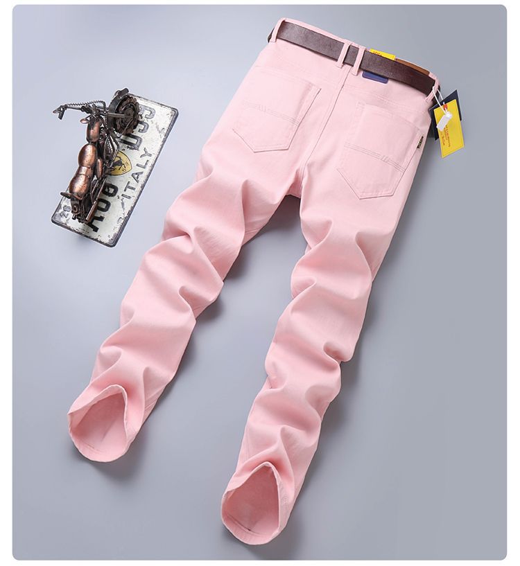 Men's Casual Pants Loose Straight-Leg Multi-Color Men's Fashion Business Trend 2026 Style Versatile New Foreign Trade Men's Long Pants