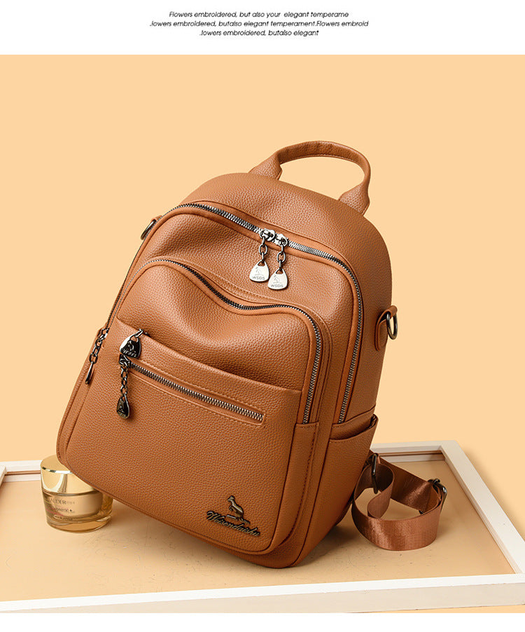 Foreign trade new shoulder bag fashion versatile large capacity backpack shopping backpack travel casual backpack wholesale women's bag