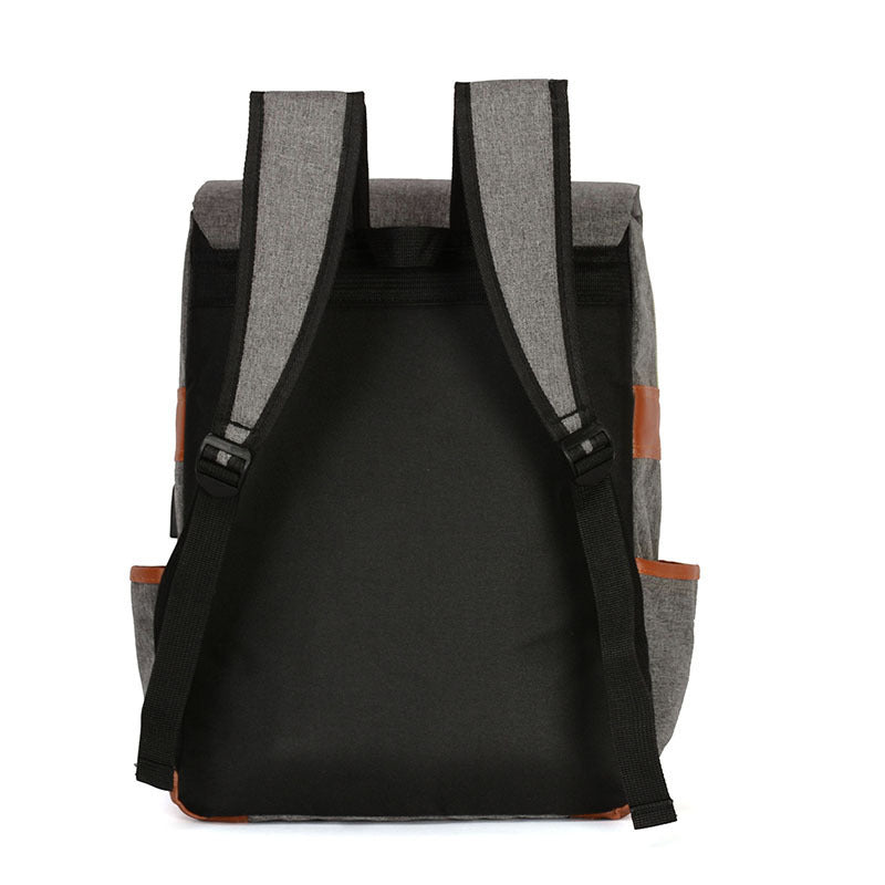 Foreign trade new schoolbag men's personality retro outdoor canvas travel backpack women's fashion backpack a generation of hair