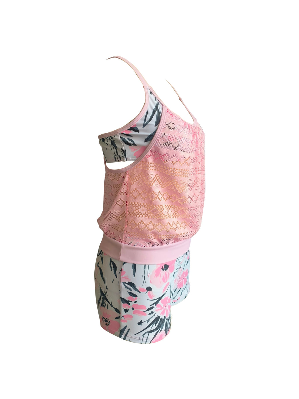 2023 new foreign trade cross-border swimsuit plus size hollow conservative tankini Amazon AliExpress split swimsuit women