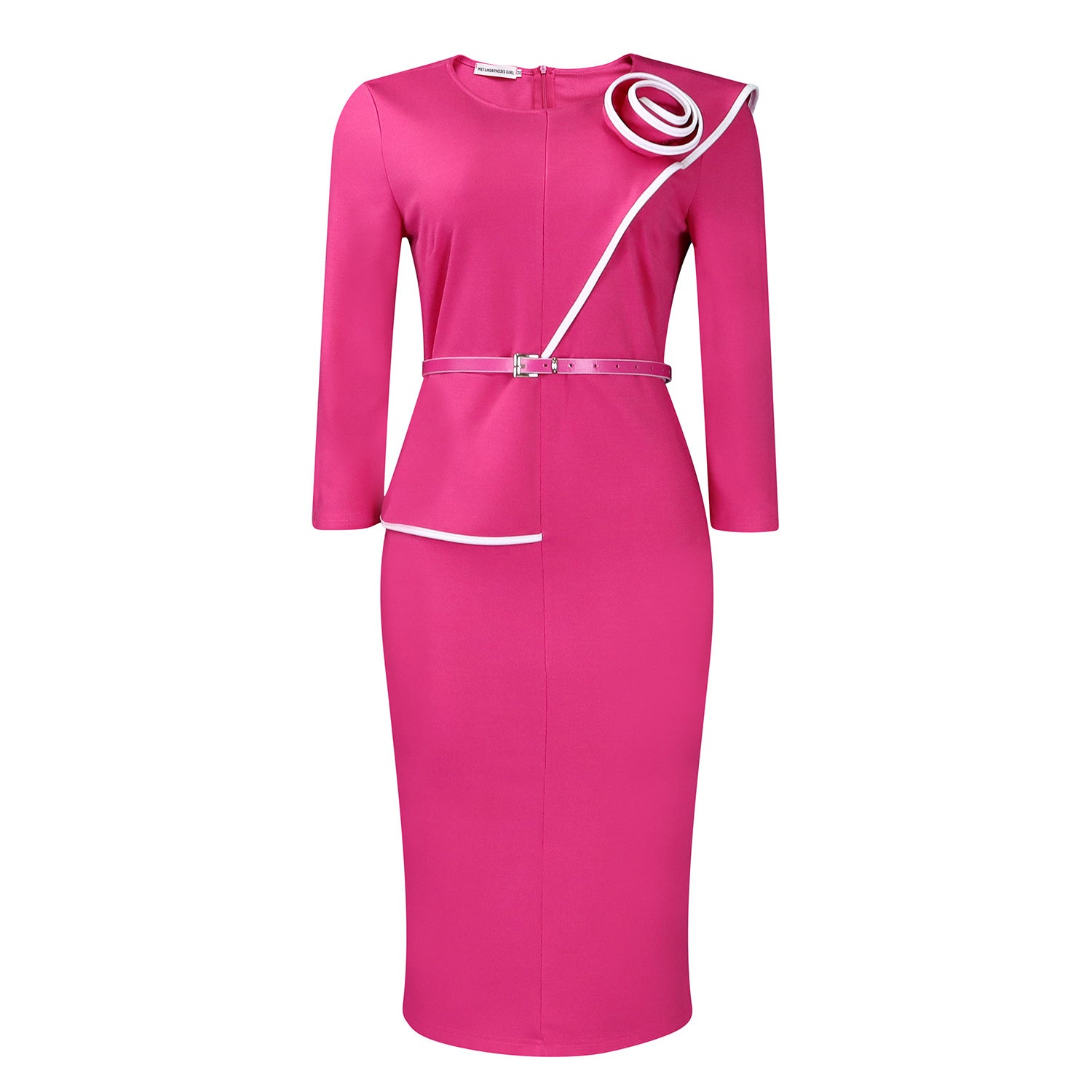 D551 Foreign Trade Women's Wear 2024 Spring New Fashion Elegant OL Tongle Pencil Skirt Hip African dress