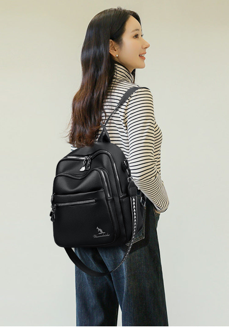 Foreign trade new shoulder bag fashion versatile large capacity backpack shopping backpack travel casual backpack wholesale women's bag