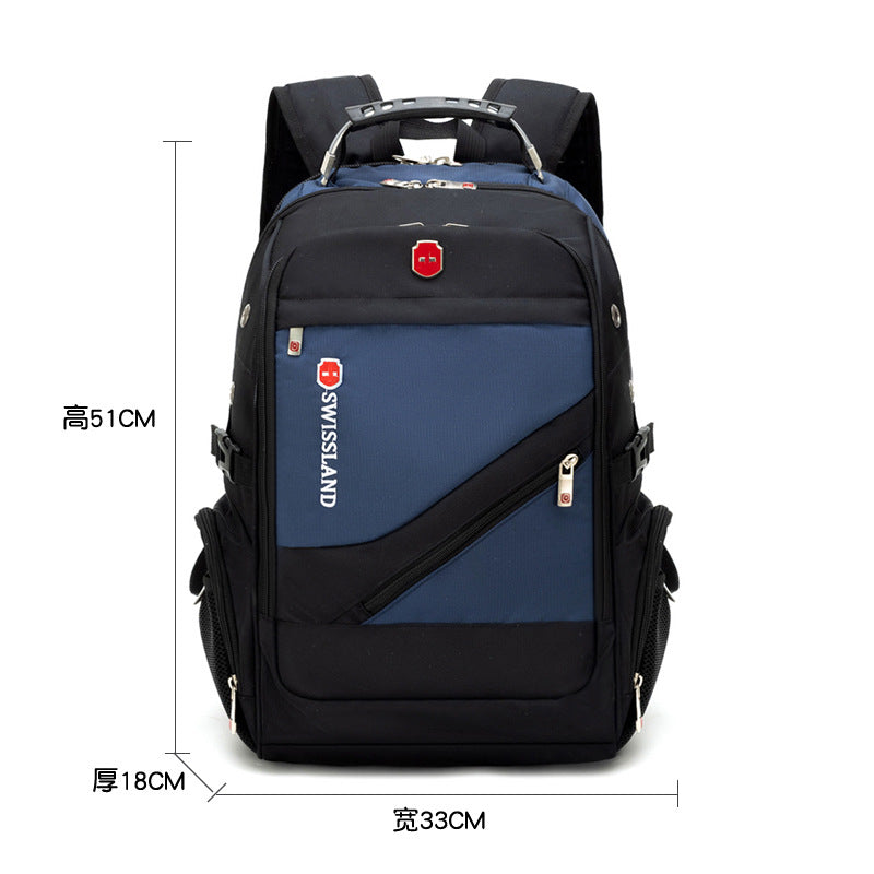 New Backpack Men's Backpack Laptop Bag Business Large Capacity Travel Bag Student School Bag Wholesale