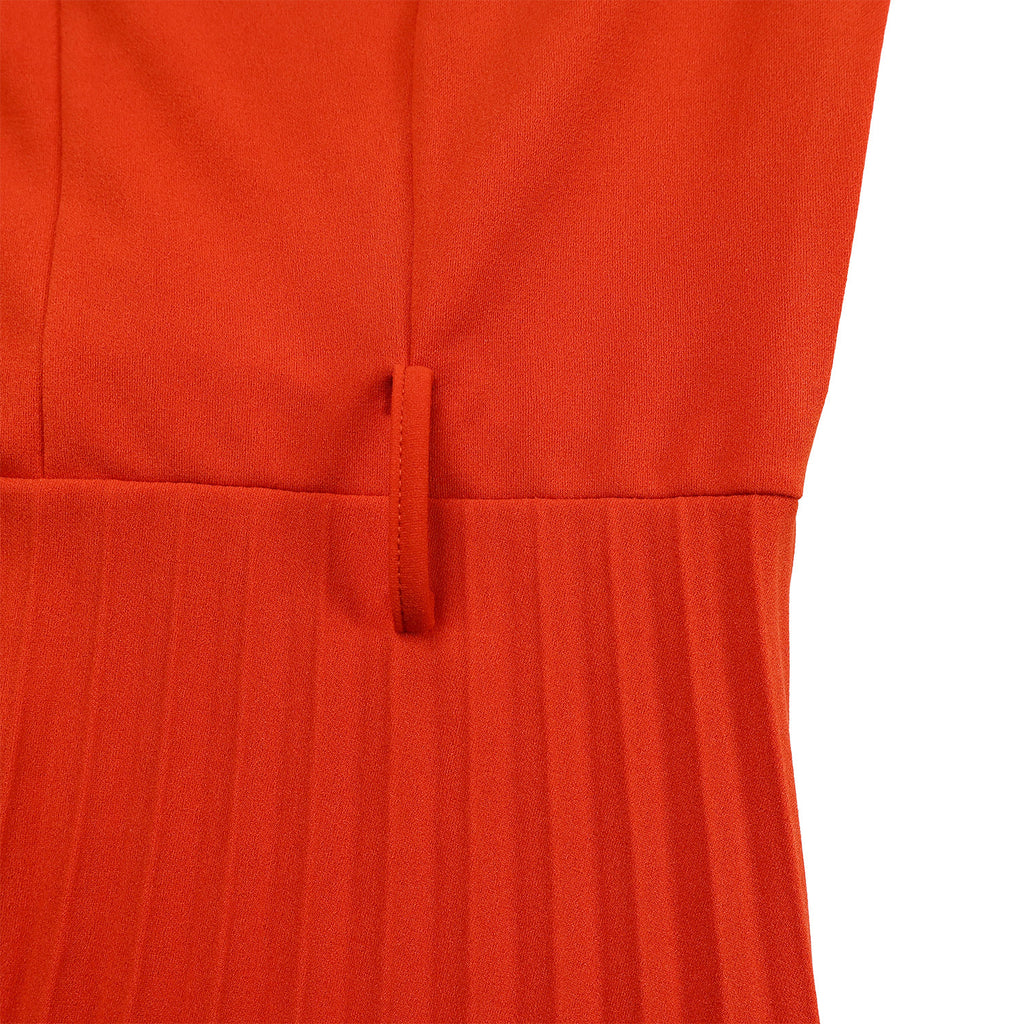 D563 Foreign Trade Cross-border Women's Clothing Summer New Short-sleeved V-neck Pleated High Waist Fashion Elegant Waist African dress