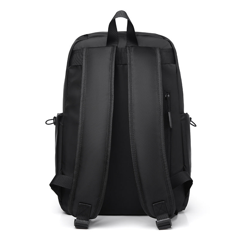Casual Men's Backpack Cross-border Simple All-match 14-inch Backpack Uab Charging Holes Student Book Backpack