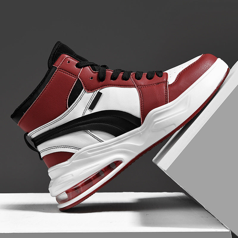 Men’s Mid-Top Lace-Up Casual Sneakers