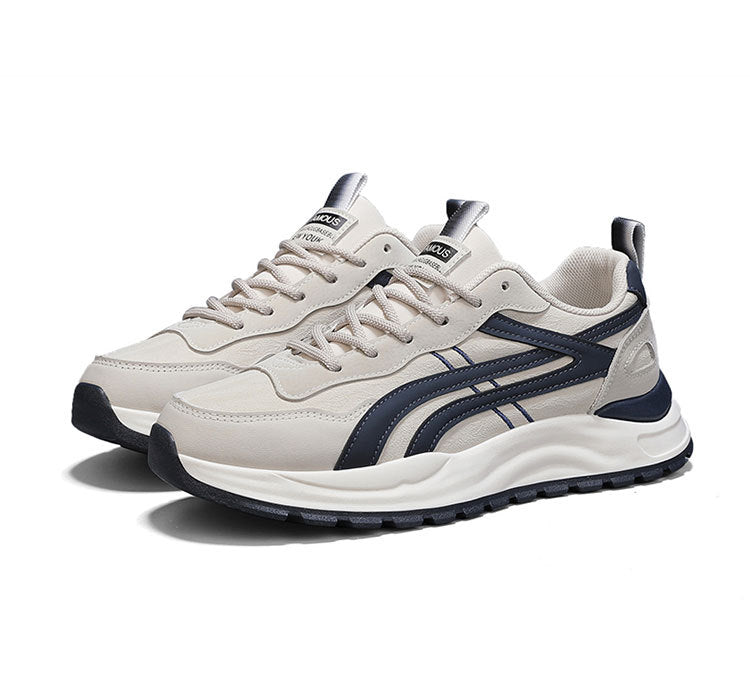 Forrest Gump Shoes Men's 2025 New Breathable Lightweight Trendy Casual Shoes Men's Thick Bottom Shock Absorbing Running Campus Style sneaker
