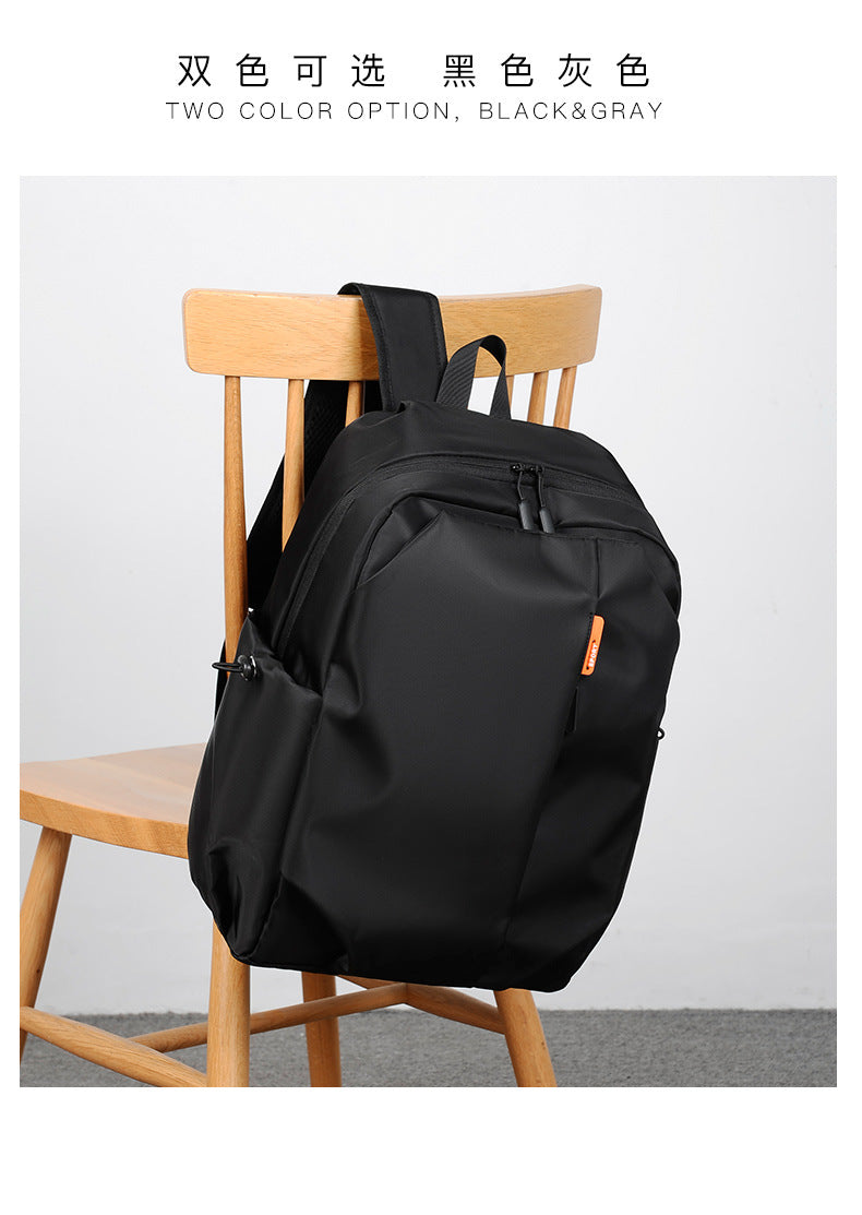 Casual Men's Backpack Cross-border Simple All-match 14-inch Backpack Uab Charging Holes Student Book Backpack