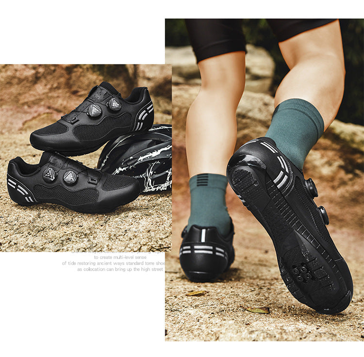 Breathable Cycling Shoes for Men and Women, Road Bike Lock Shoes, Mountain Bike Assist Shoes, Wholesale Breathable Cycling Shoes
