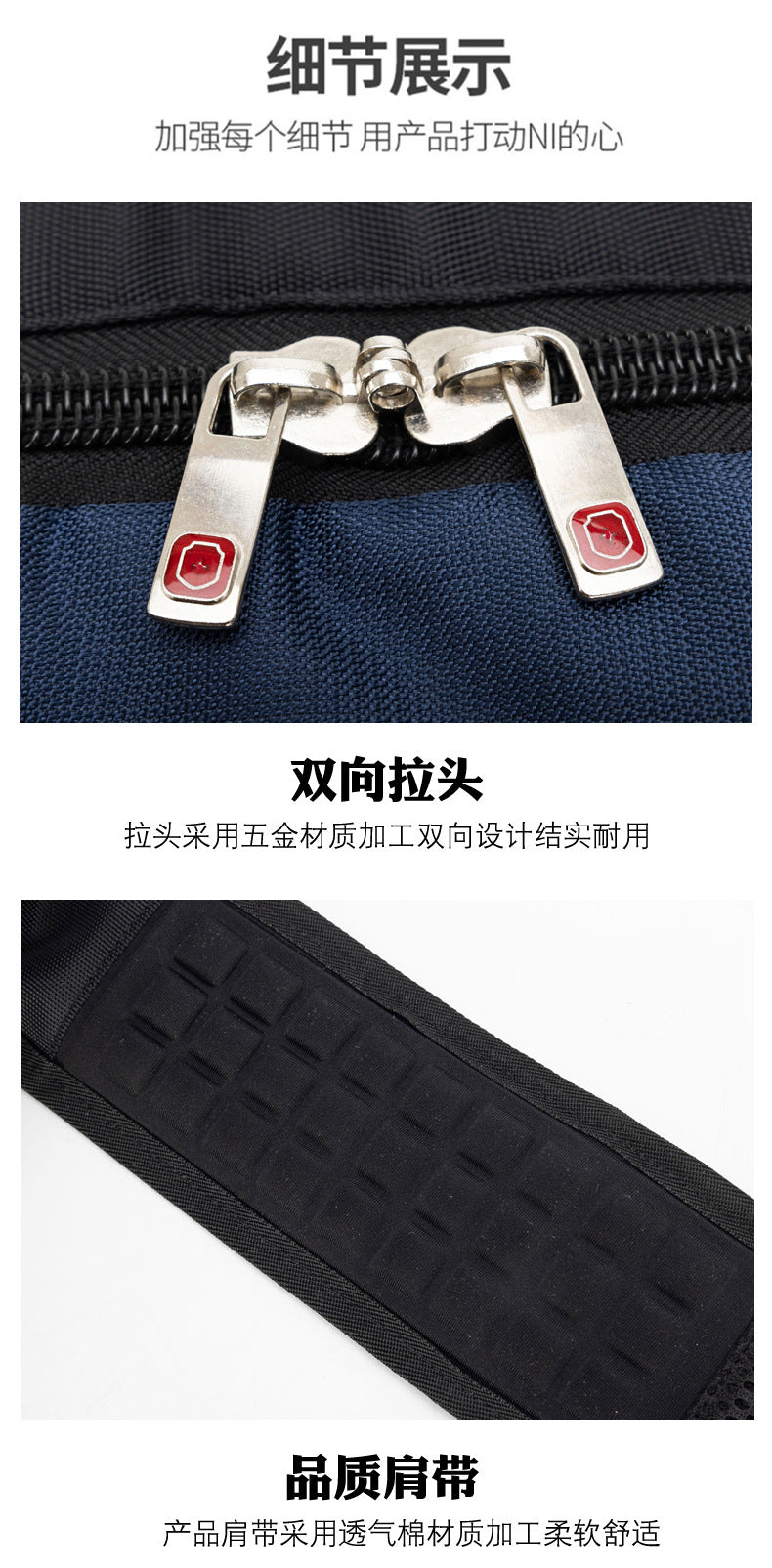 New Backpack Men's Backpack Laptop Bag Business Large Capacity Travel Bag Student School Bag Wholesale