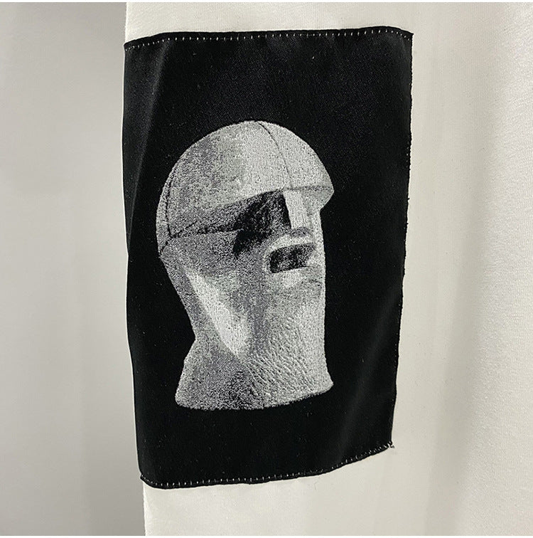 New Men's T-Shirt 2026 Spring/Summer Classic Alien Patch High-Quality Version Slim-Fit Short-Sleeve T-Shirt Summer Fashion