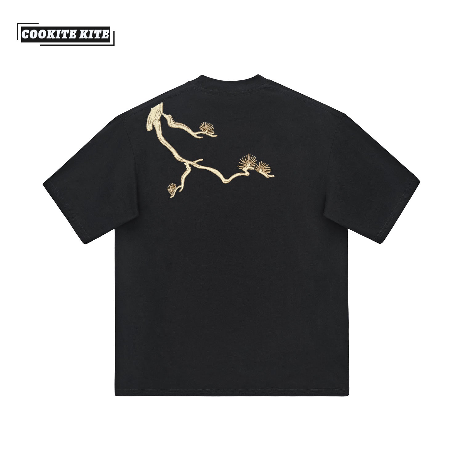 2026 New Heavyweight Pure Cotton Printed Round Neck Short-Sleeve T-Shirt with Squirrel Design, Loose Casual Style for Men and Women, Couple's Half-Sleeve Ins