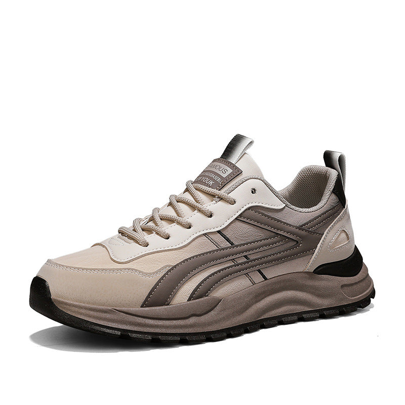 Forrest Gump Shoes Men's 2025 New Breathable Lightweight Trendy Casual Shoes Men's Thick Bottom Shock Absorbing Running Campus Style sneaker