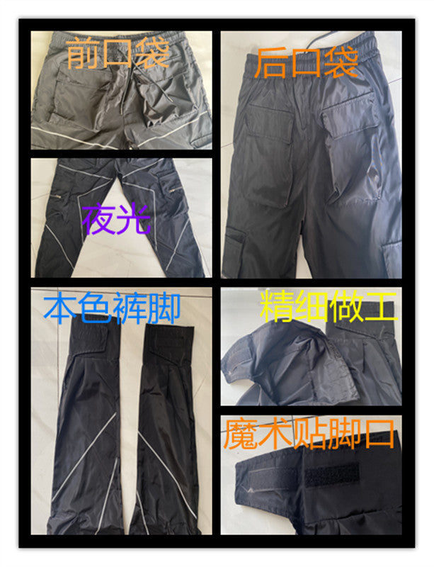 European and American Cross-border Personality Trendy Brand Loose Multi-pocket Casual Work Pants Men's Summer Cotton Men's Trousers for Foreign Trade