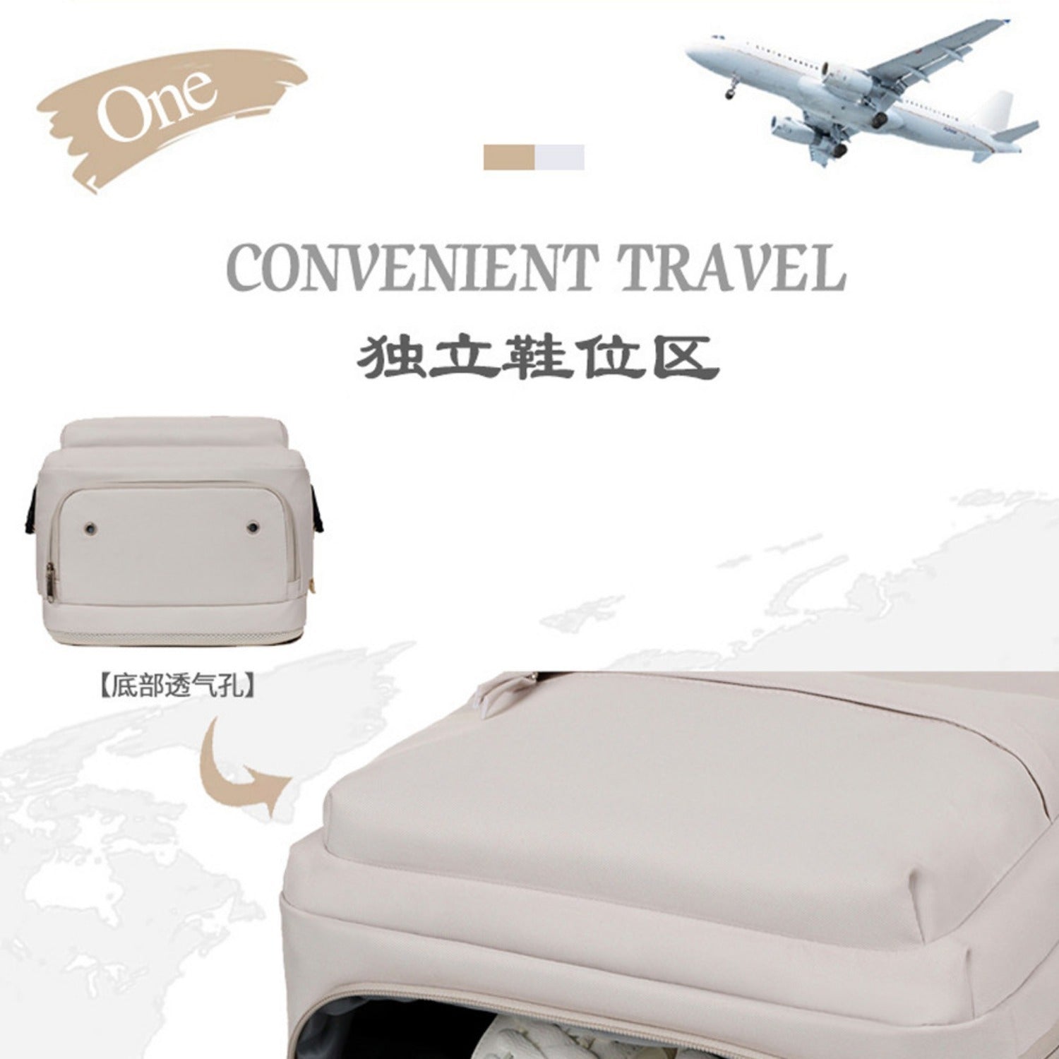 New Large Capacity Short-distance Travel Backpack Multi-function Casual Backpack Laptop Backpack Travel Bag Wash Bag