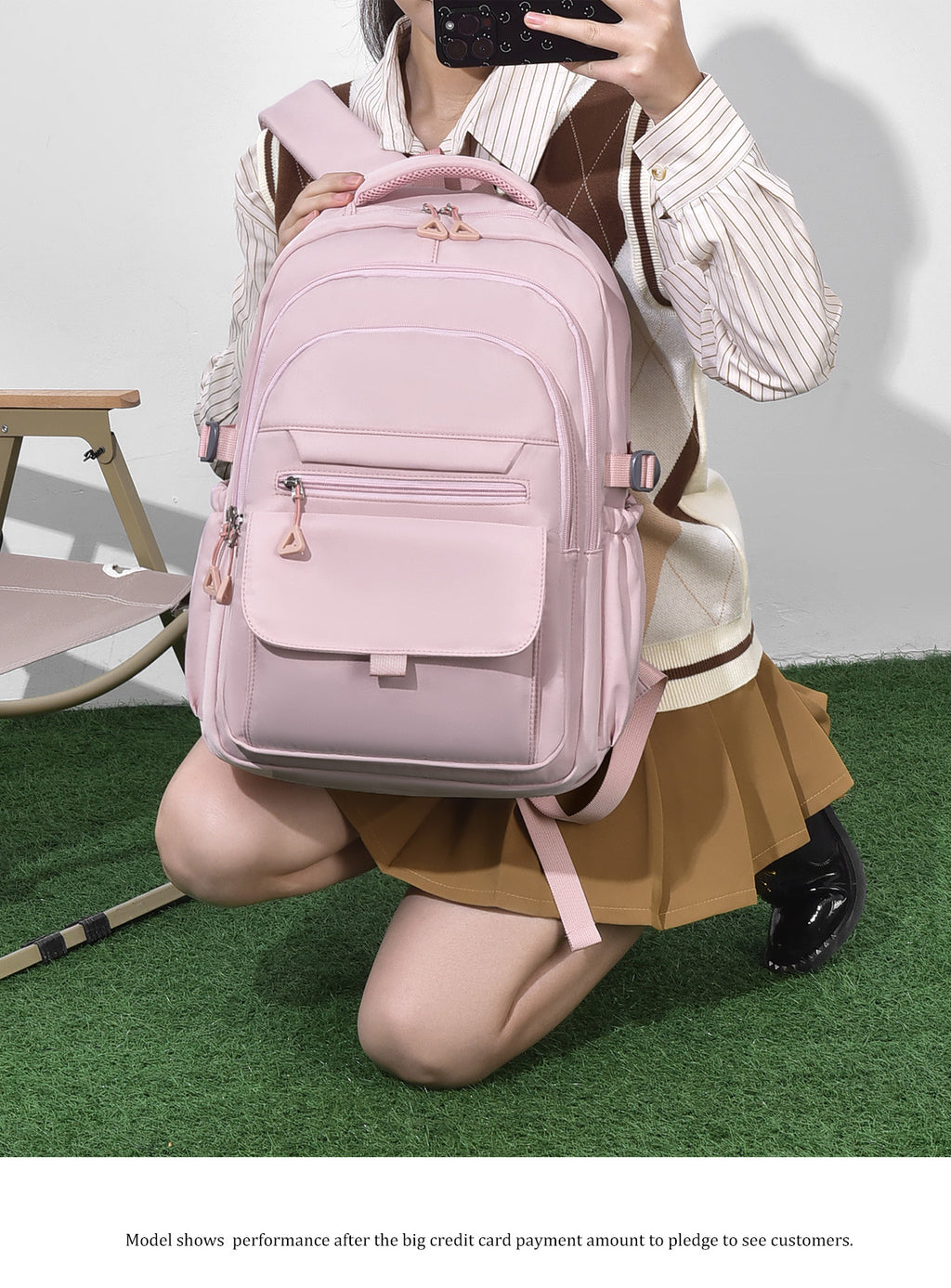 Japanese style large capacity western style men's and women's backpack simple student backpack junior high school student neutral schoolbag female fashion