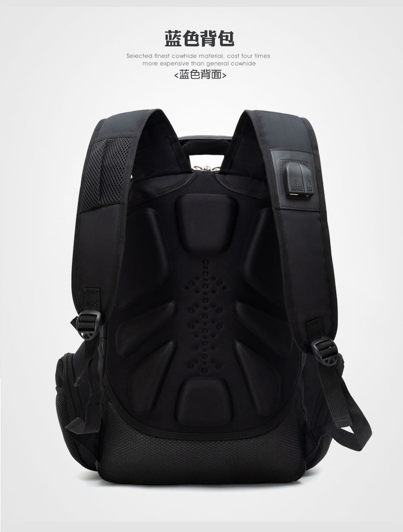 New Backpack Men's Backpack Laptop Bag Business Large Capacity Travel Bag Student School Bag Wholesale